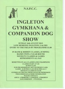 Ingleton Companion Dog Show